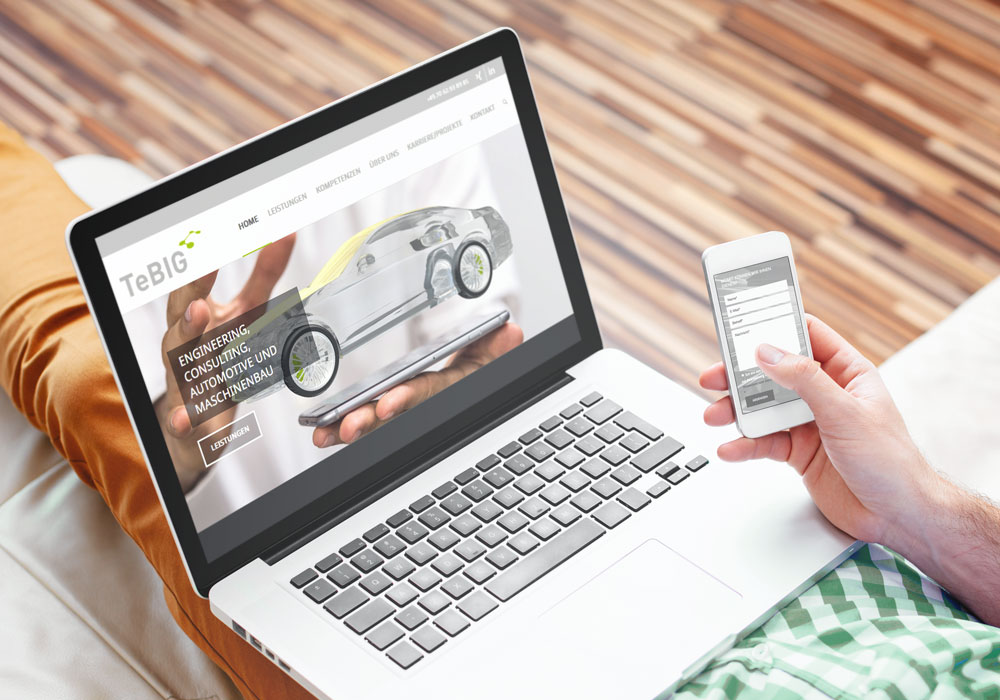 Responsive Website TeBIG | DEPUNKT