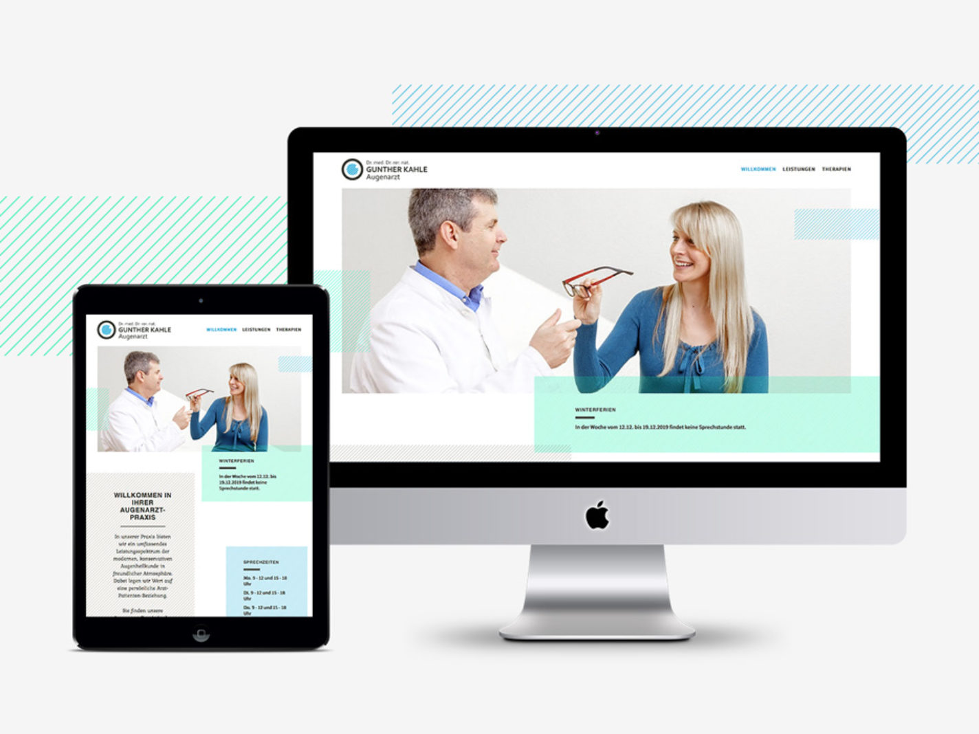 responsive Webseite Augenarzt Kahle | DEPUNKT